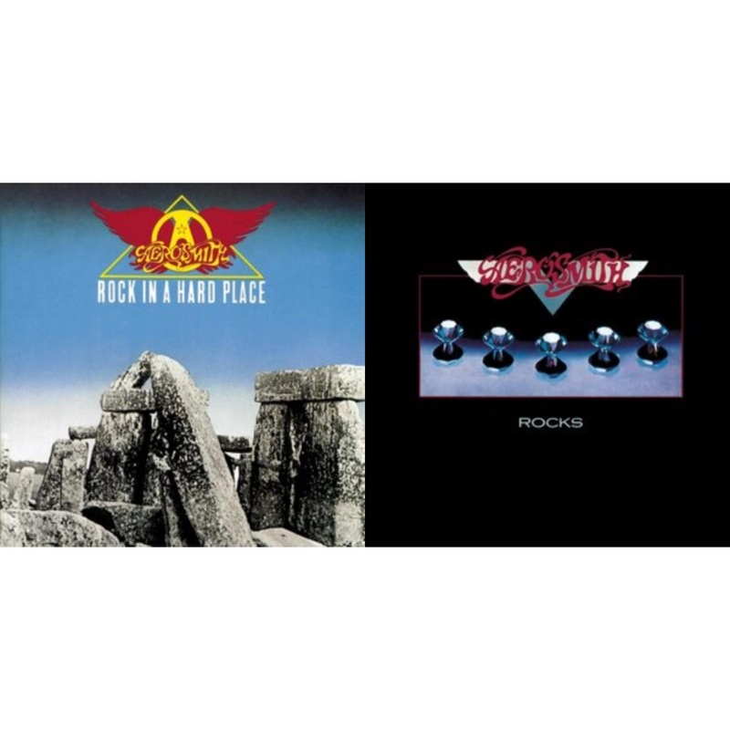 Aerosmith – Rock In A Hard Place & Rocks – LP Vinyl Bundle