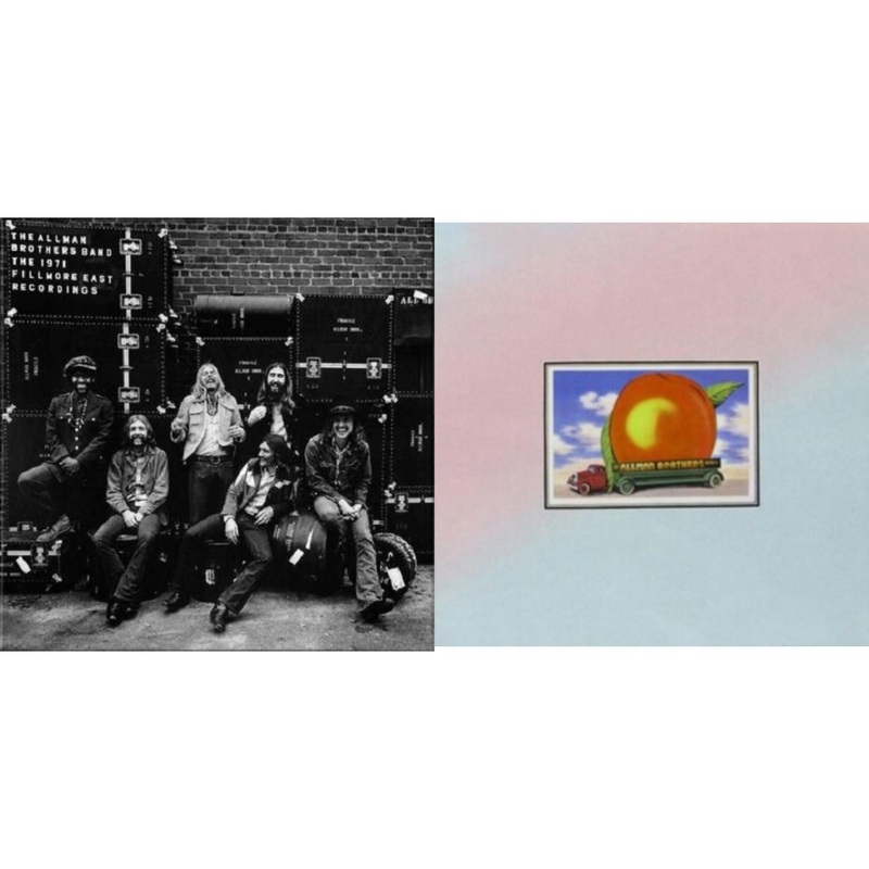 Allman Brothers Band – At Fillmore East (2LP) & Eat A Peach (Light Pink & Light Blue LP Vinyl)
