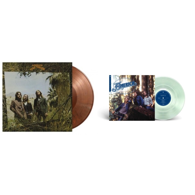 America – Hat Trick (Limited/Orange & Black Mixed/180G) & Now Playing (Bottle Clear LP Vinyl) (Syeor)