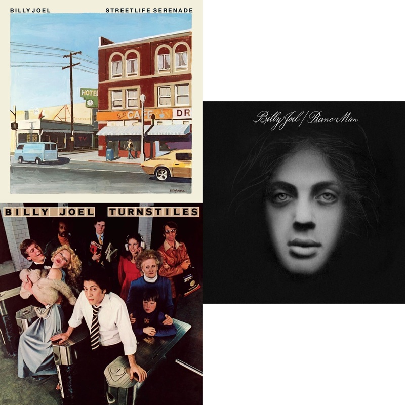 Billy Joel – Streetlife Serenade & Turnstiles & Piano Man – LP Vinyl Bundle