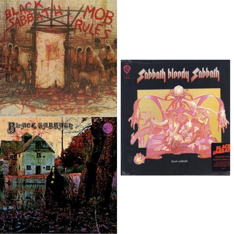 Black Sabbath – Mob Rules (Deluxe/2LP) & Black Sabbath (LP/CD) (180G) & Sabbath Bloody Sabbath (180G)