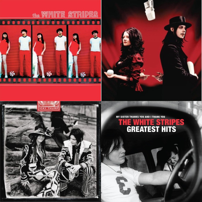 White Stripes – White Stripes & Get Behind Me Satan (2LP) & Icky Thump (2LP) & White Stripes Greatest Hits (2LP)