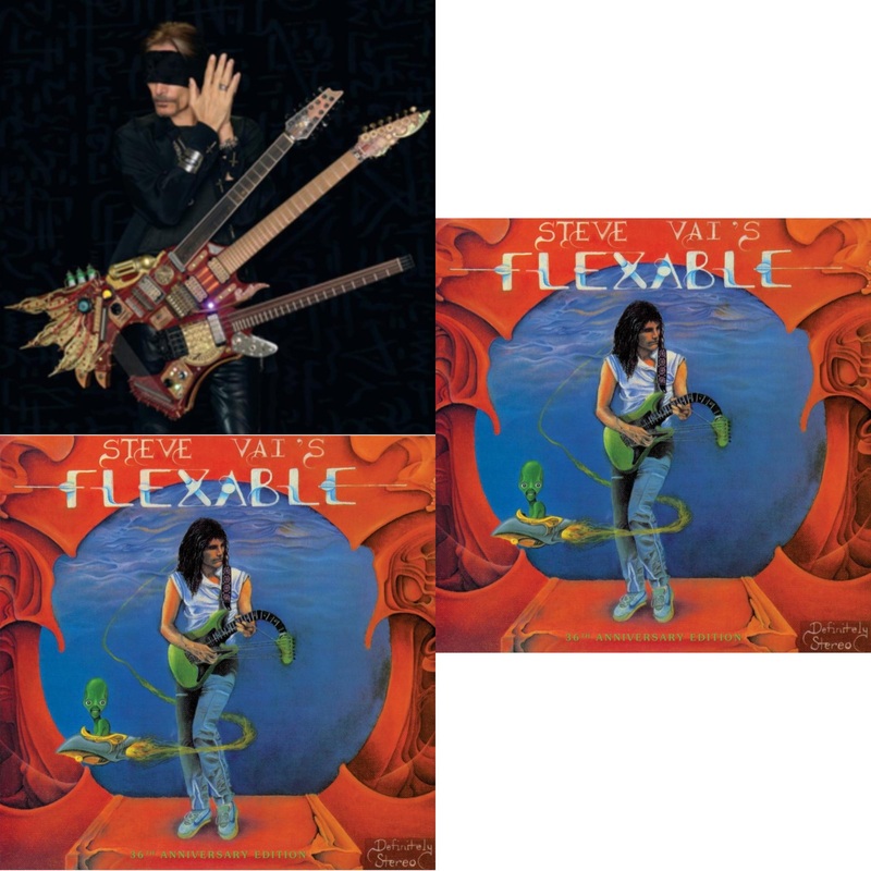 Steve Vai – Inviolate & Flex-Able (36Th Anniversary/Picture Disc) & Flex-Able (36Th Anniversary/Clear Disc LP Vinyl)
