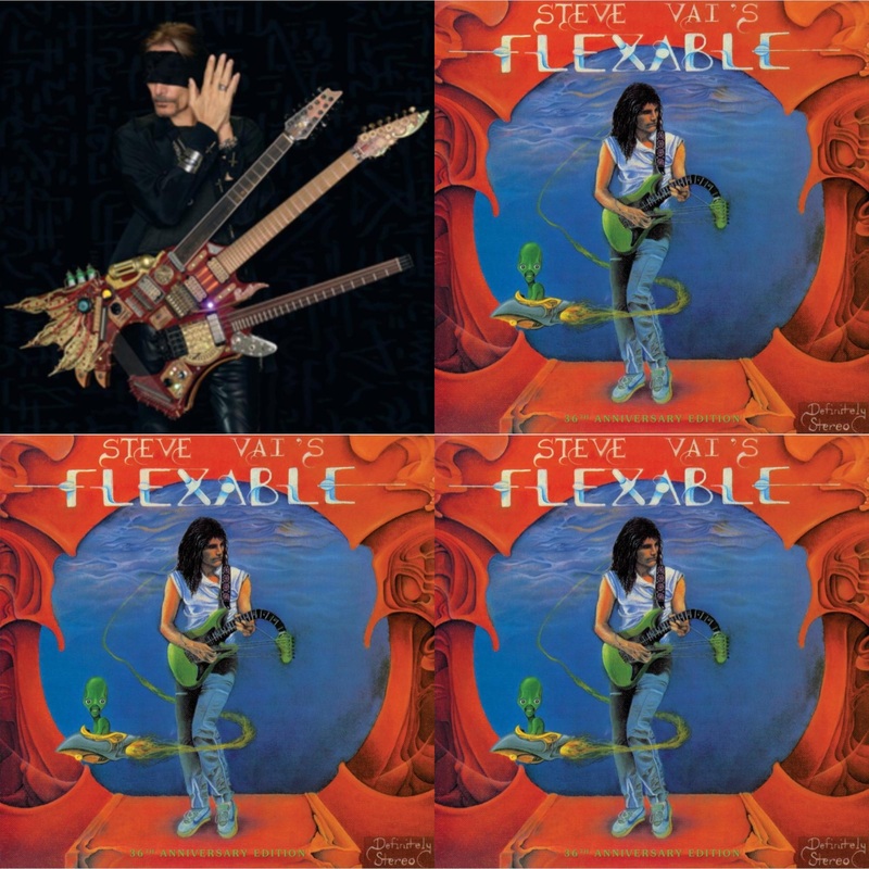 Steve Vai – Inviolate & Flex-Able (36Th Anniversary/Picture Disc) & Flex-Able (36Th Anniversary/Clear Disc LP Vinyl) & Flex-Able (36Th Anniversary/180G)