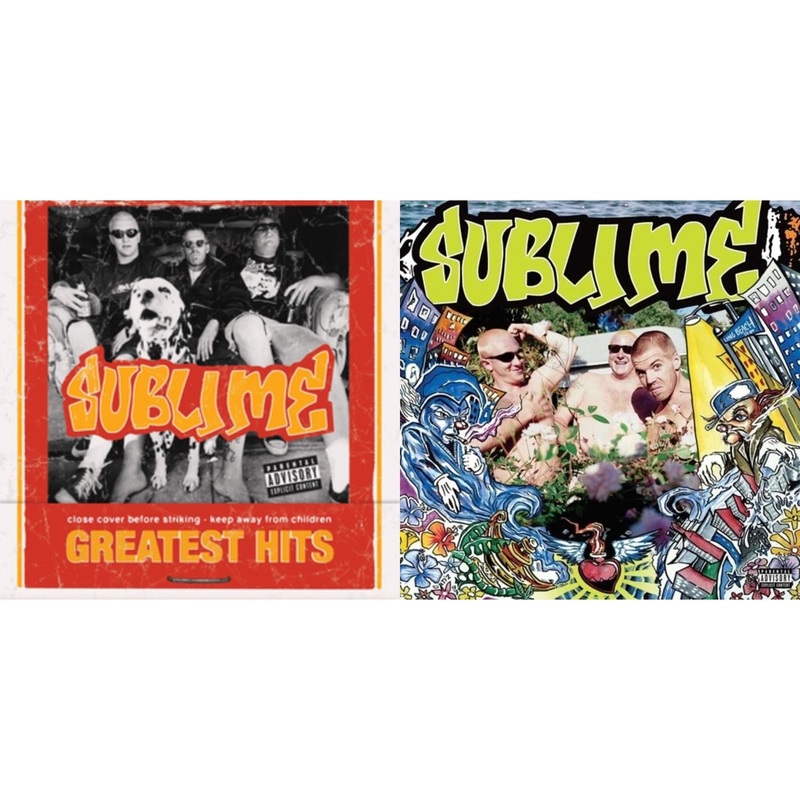 Sublime – Greatest Hits (X) & Second Hand Smoke – LP Vinyl Bundle