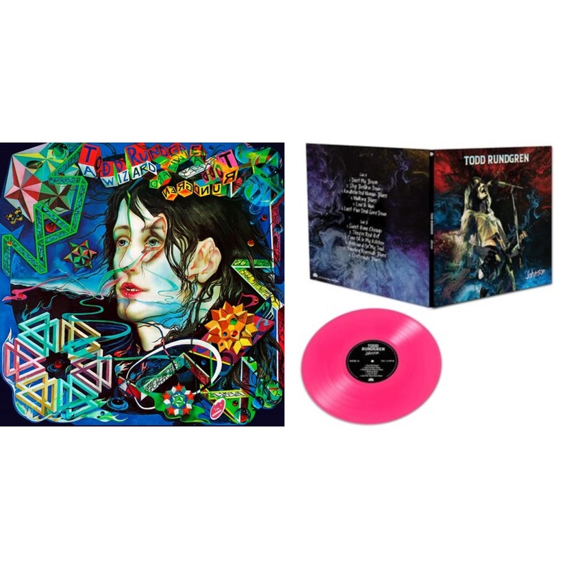 Todd Rundgren – Wizard A True Star (Turquoise Blue Vinyl/Limited/2LP/Tour Edition/Gatefold Cover/180G) & Johnson (Pink LP Vinyl)
