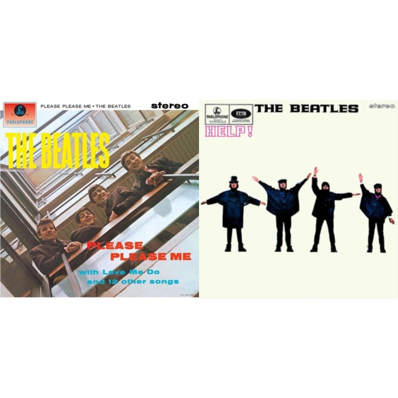Beatles – Please Please Me & Help – LP Vinyl Bundle