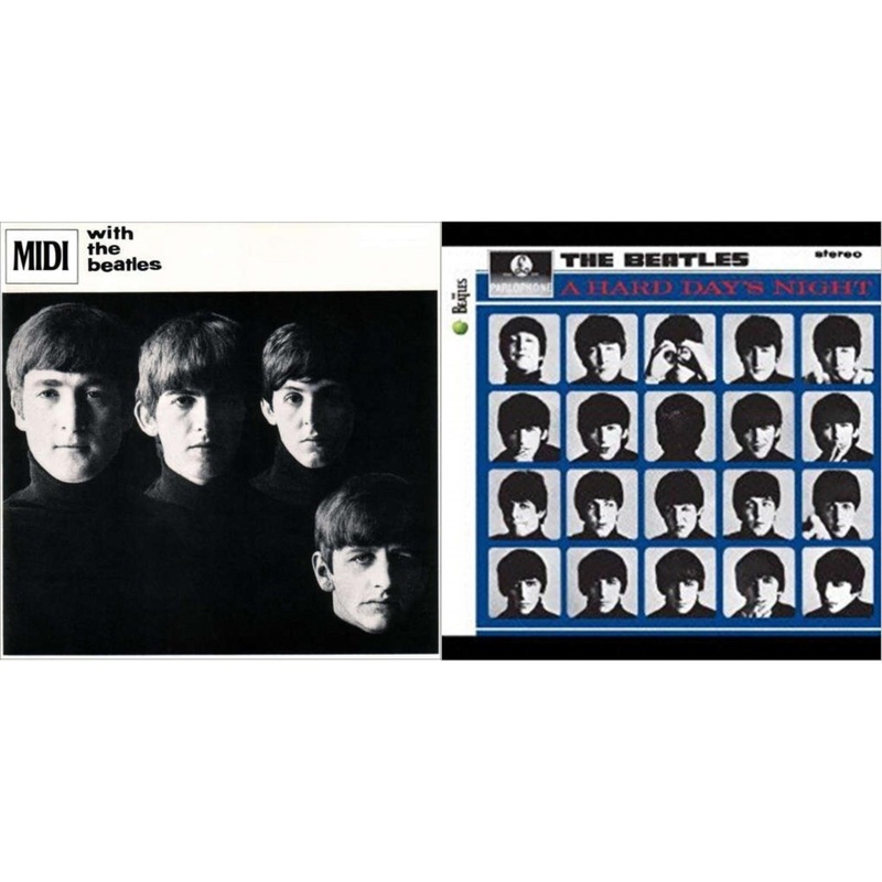 Beatles – With The Beatles & Hard Day’s Night – LP Vinyl Bundle