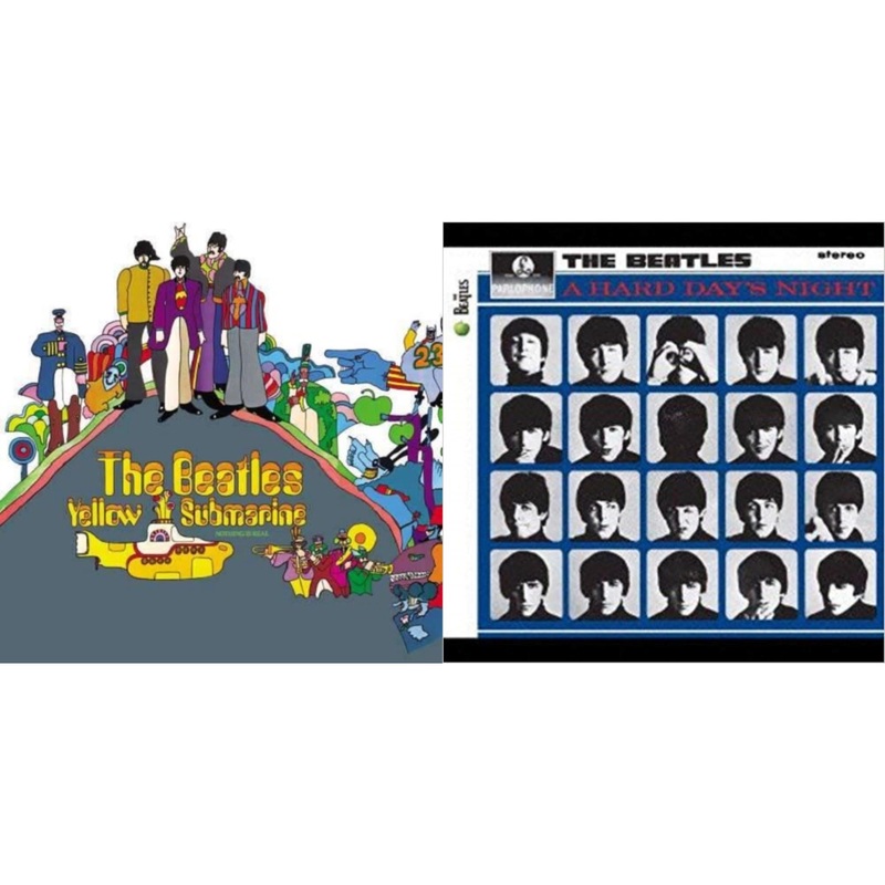 Beatles – Yellow Submarine & Hard Day’s Night – LP Vinyl Bundle