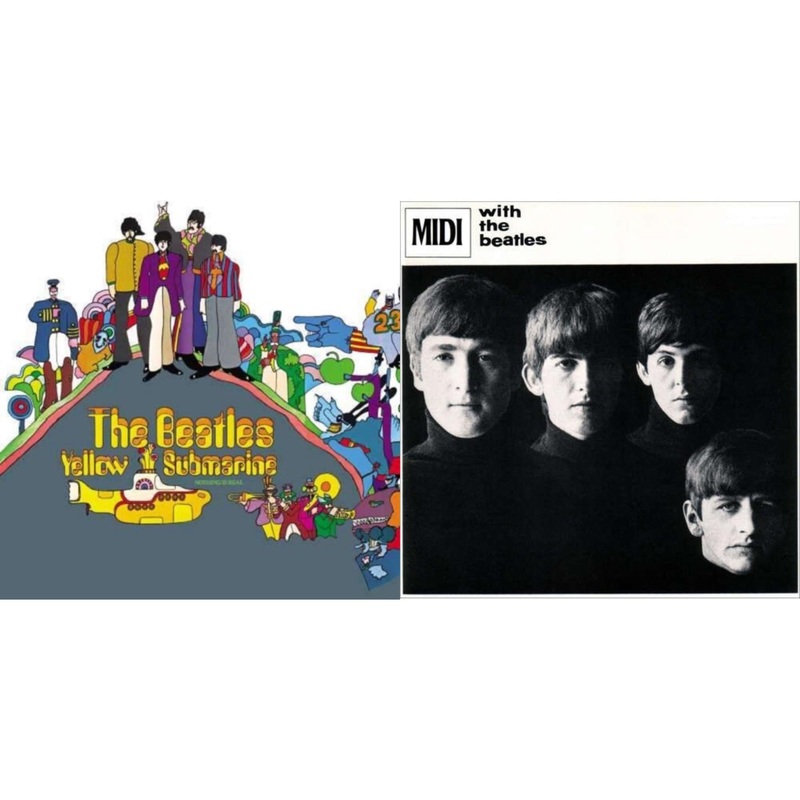 Beatles – Yellow Submarine & With The Beatles – LP Vinyl Bundle