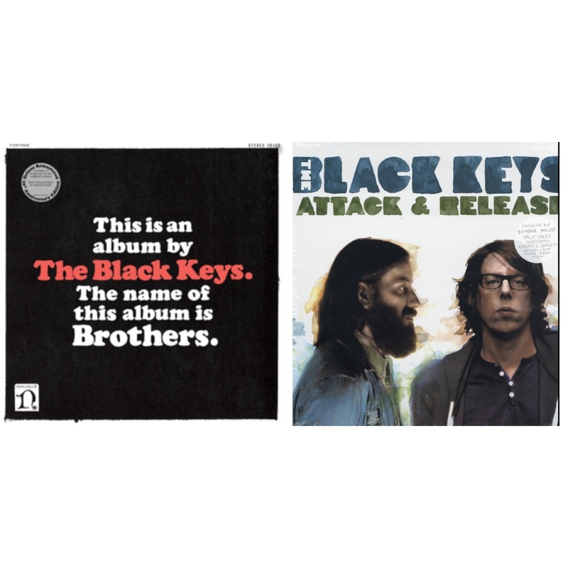 Black Keys – Brothers (Deluxe Remastered Anniversary Edition) & Attack & Release – LP Vinyl Bundle