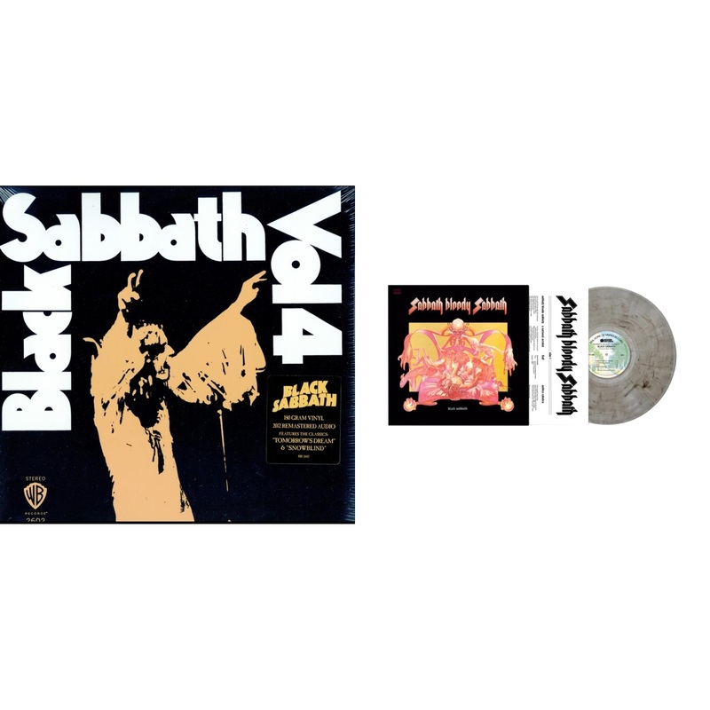 Black Sabbath – Vol. 4 (180G) & Sabbath Bloody Sabbath (Smoky LP Vinyl) (Syeor)