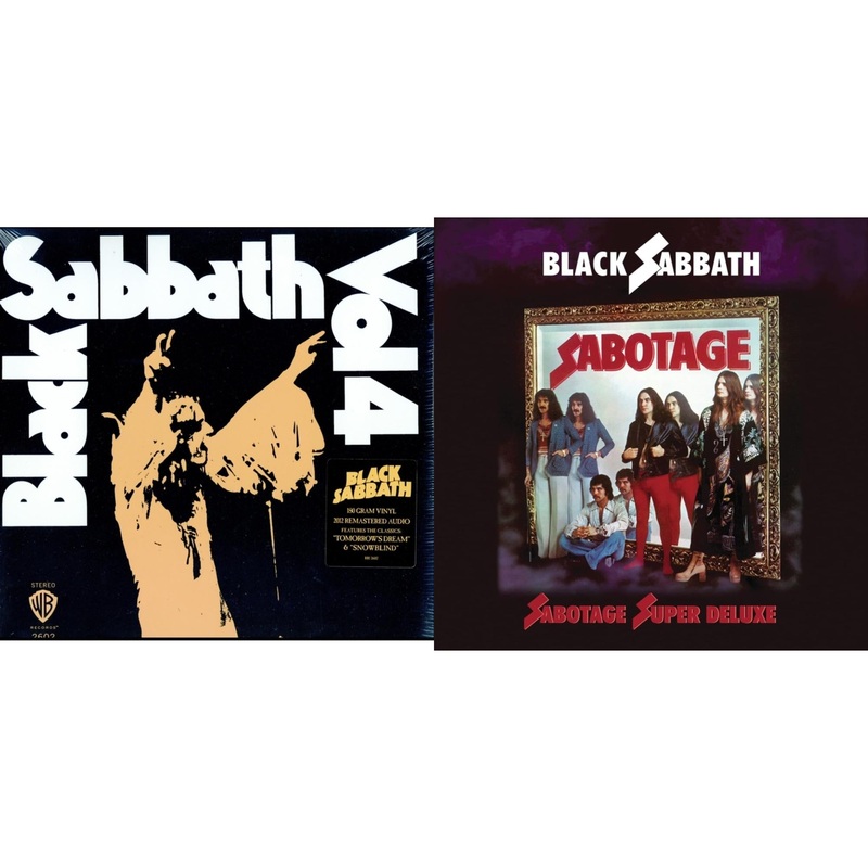 Black Sabbath – Vol. 4 (180G) & Sabotage (Super Deluxe Edition/4LP/7Inch)