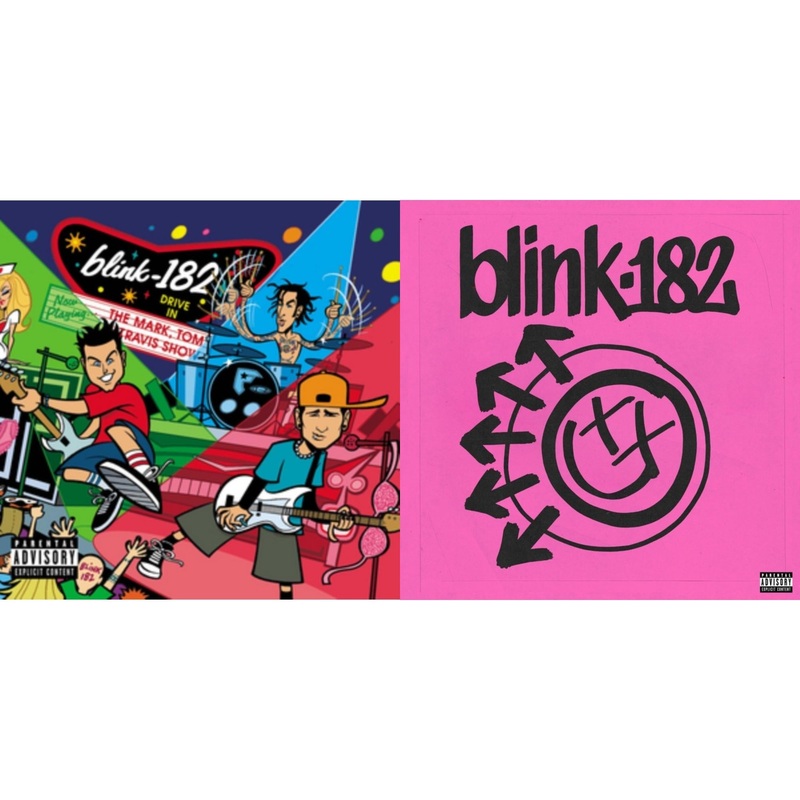 Blink-182 – Mark Tom & Travis Show (Enema Strikes Back) & One More Time (X) – LP Vinyl Bundle