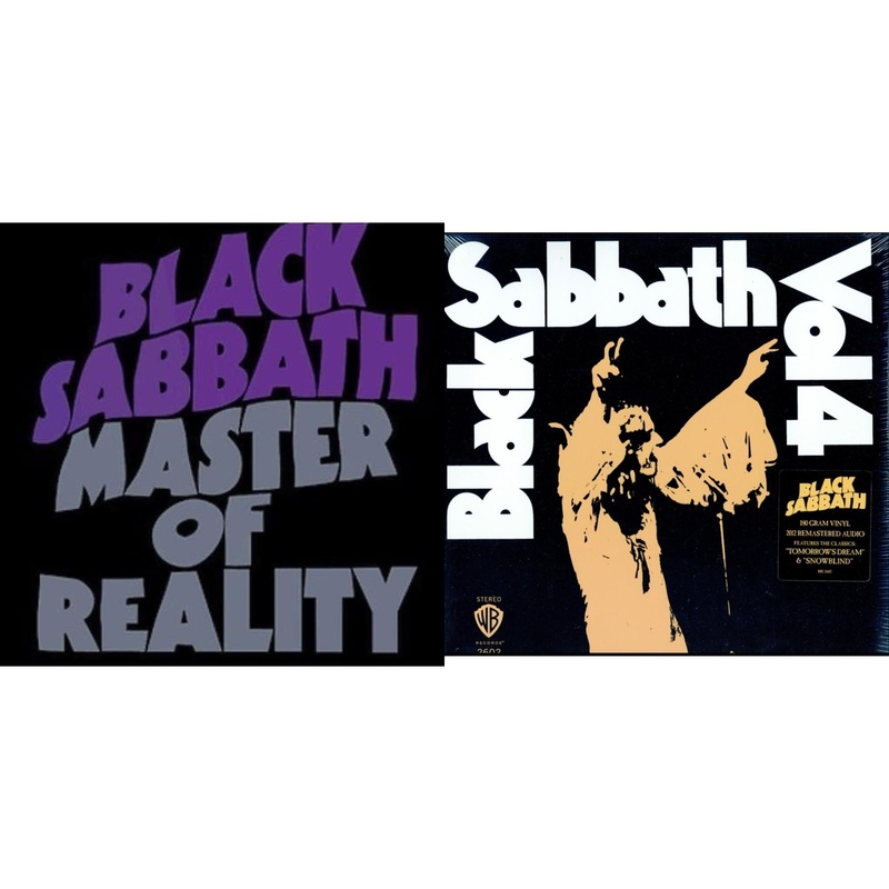 Black Sabbath – Master Of Reality & Vol. 4 (180G) – LP Vinyl Bundle