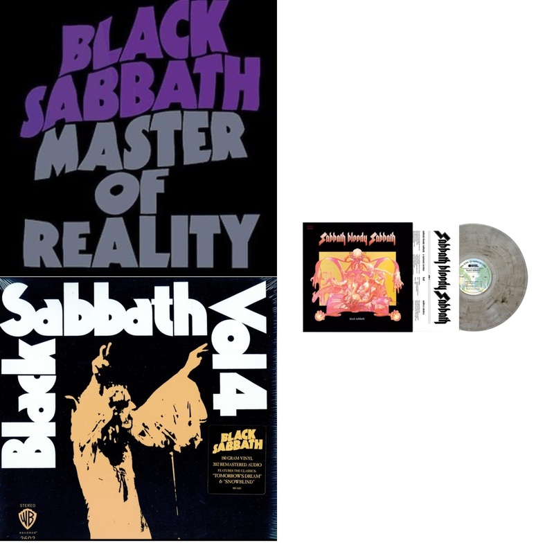 Black Sabbath – Master Of Reality & Vol. 4 (180G) & Sabbath Bloody Sabbath (Smoky LP Vinyl) (Syeor)