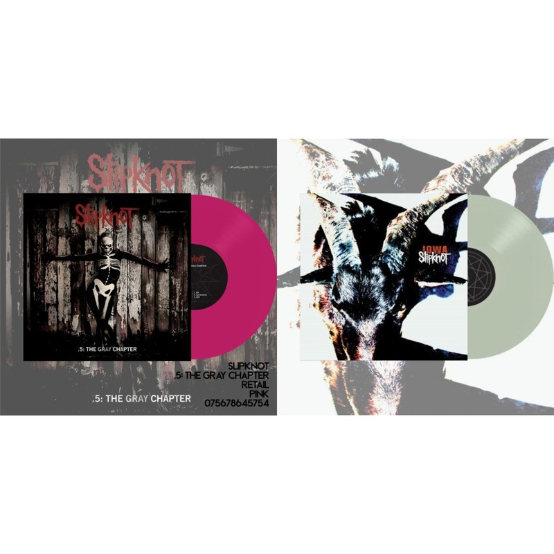 Slipknot – .5: The Gray Chapter (X) (Pink Vinyl/2LP) & Iowa (X) (2LP/Color Vinyl)