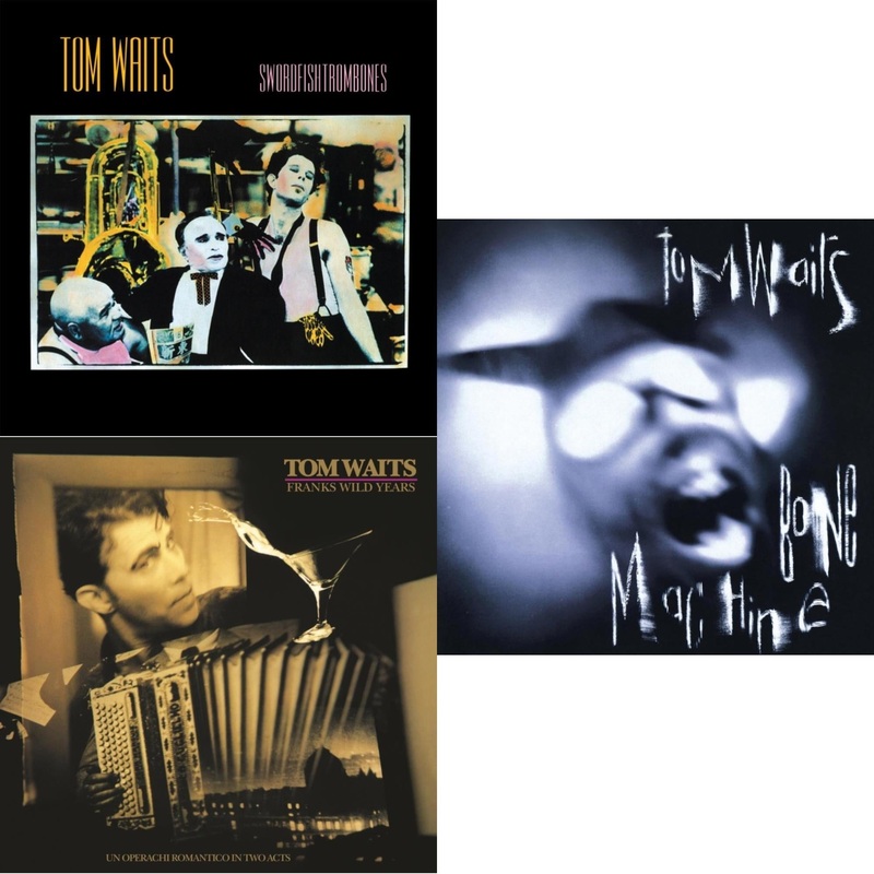 Tom Waits – Swordfishtrombones (Remaster) & Frank’s Wild Years (Remaster) & Bone Machine (Remaster) – LP Vinyl Bundle