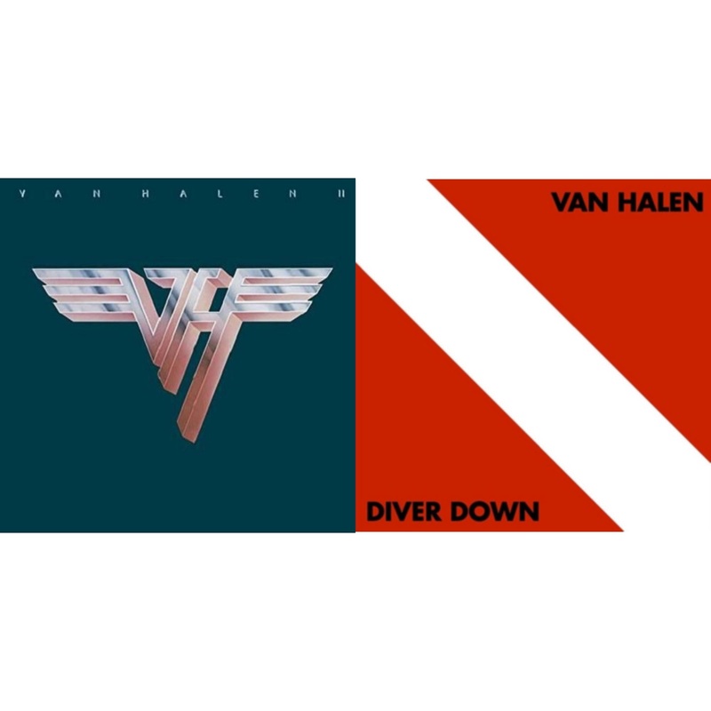 Van Halen – Van Halen Ii (180G/Remastered) & Diver Down – LP Vinyl Bundle
